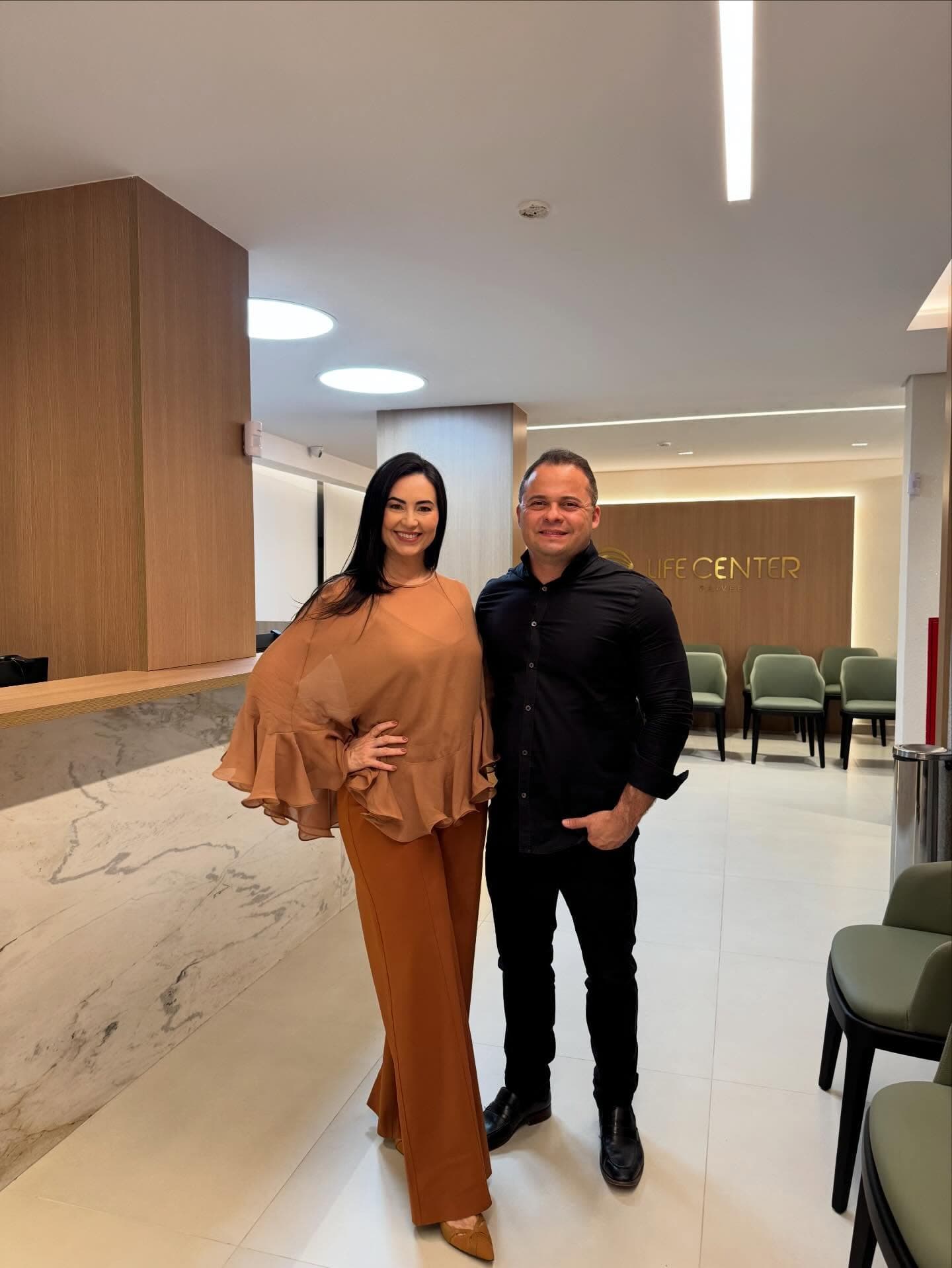 Drª Hilca Passos e Dr. Fábio Freire — fundadores da LifeCenter